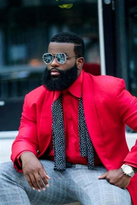 Black Man Full Beard Styles