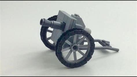Lego Ww2 Artillery Building Tutorial Youtube