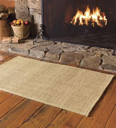Minuteman international contemporary ii berry wool the minuteman international cocoa jardin wool hearth rug features a beautiful turkish style patte. Fire Resistant Dalton Hearth Rugs - Plow & Hearth | Hearth ...