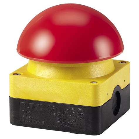 Mushroom push-button switch - Eaton - emergency stop / illuminated / non-illuminated