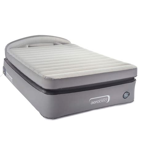 Aerobed Air Mattress With Built In Pump And Headboard Comfort Lock