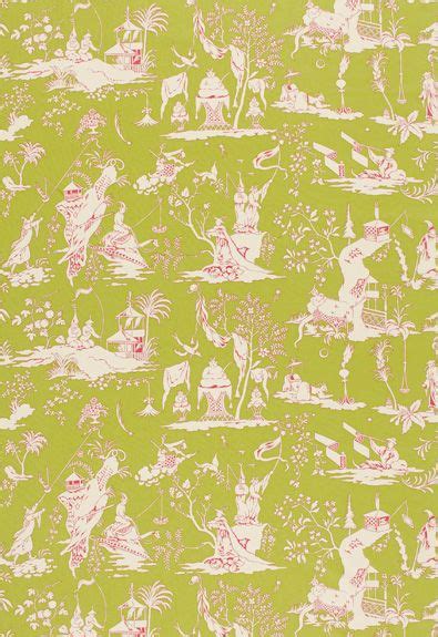 Fabric Starry Night In Chartreuse Schumacher Chartreuse Fabric