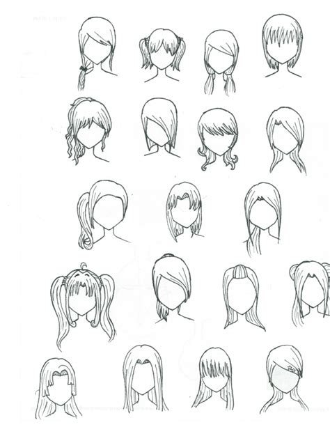 Anime Hairstyles Step By Step How To Draw Cute Girls Step By Step