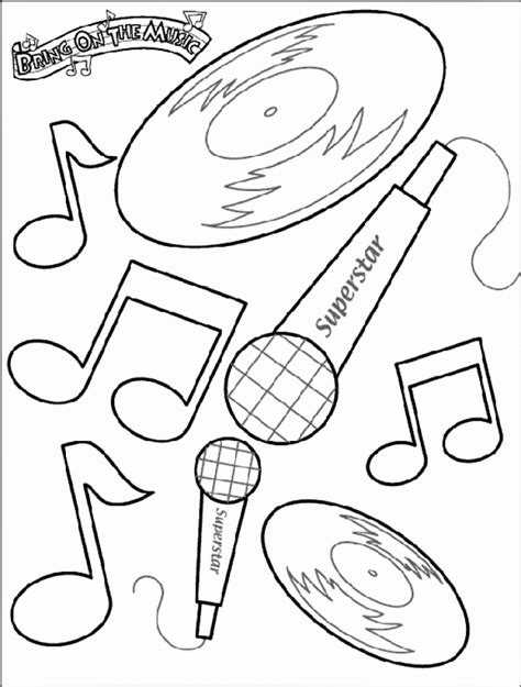 20 Free Printable Music Coloring Pages