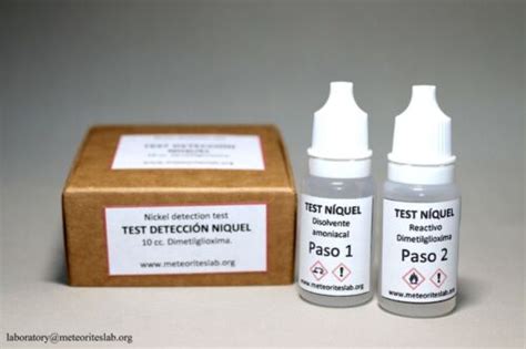 Nickel Test Kit Meteorites And Ni Sensitivity Testing