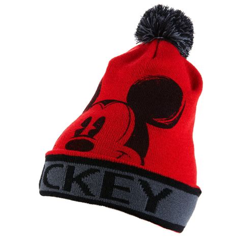 Concept One Accessories Mickey Mouse Disney Red And Grey Pom