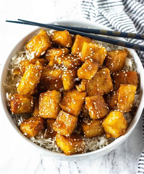 Sesame Tofu Healthier Steps