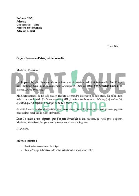 Application Letter Sample Modèle De Lettre De Demande Daide