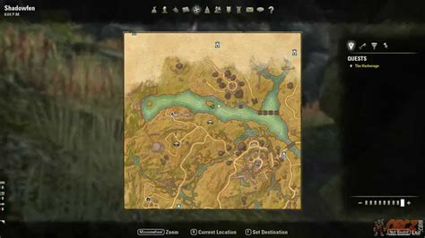 Shadowfen Treasure Map I Location The Elder Scrolls Online YouTube