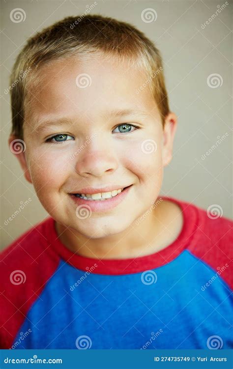 Look At That Smile Studio Portrait Of A Young Boy Giving You A Big