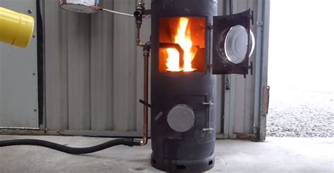 Video Diy High Efficiency High Output Waste Oil Burner Easy And