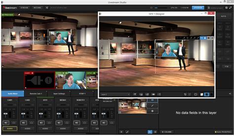 Лента календари прогнозы трансферы live. Livestream Producer Virtual Set Studios