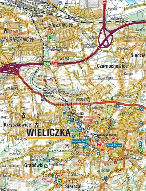 Okolice Krakowa Sk Adana Mapa Turystyczna Compass