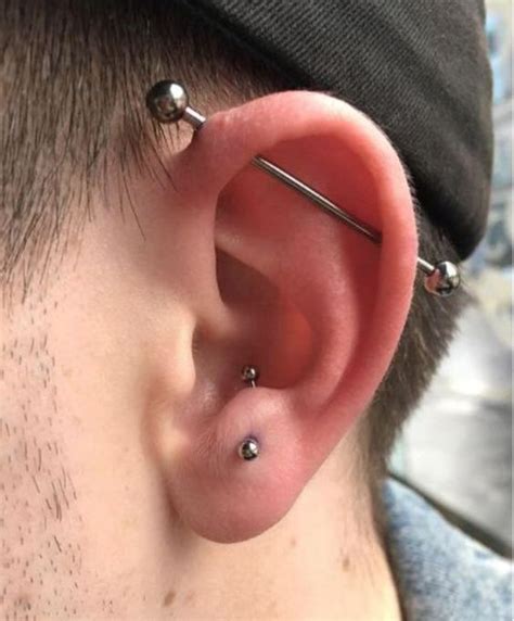 15 Daring Industrial Piercing Ideas For Men Styleoholic