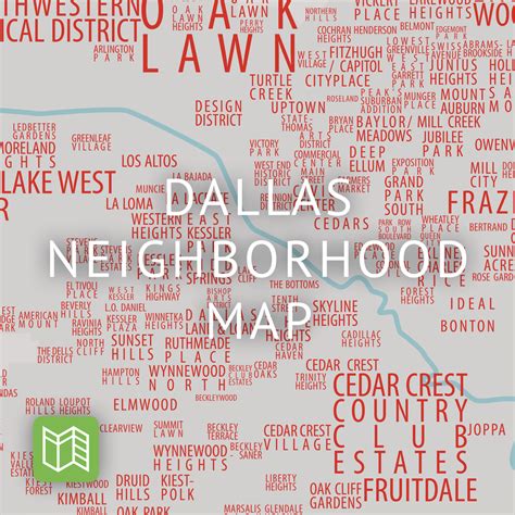 Dallas Neighborhood Map — Bc