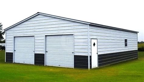 Steel arch prefab garage kits: 30x36 Garage Plan | 2 Car Garage Price Online