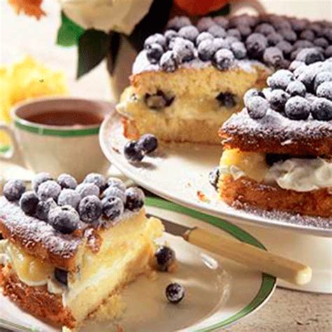 Lemon snaps, summer's answer to my cold weather since they are made of fruit, and fruit is healthy, i always have two or three cookies with breakfast. Blueberry and lemon curd cake - cake recipe - Good ...
