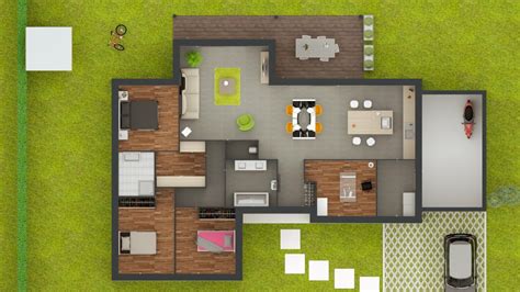 Plan Maison Plain Pied Chambres Avec Suite Parentale