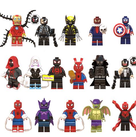 Spider Man Into The Spider Verse Sets Minifigures Lego Superhero