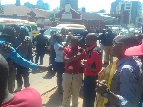 Breaking Zctu Bosses Arrested As Riot Police Blocks Demo Iharare News