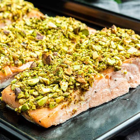 Pistachio Crusted Salmon Home Made Interest