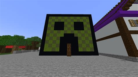 Creeper House Schematic Minecraft Map