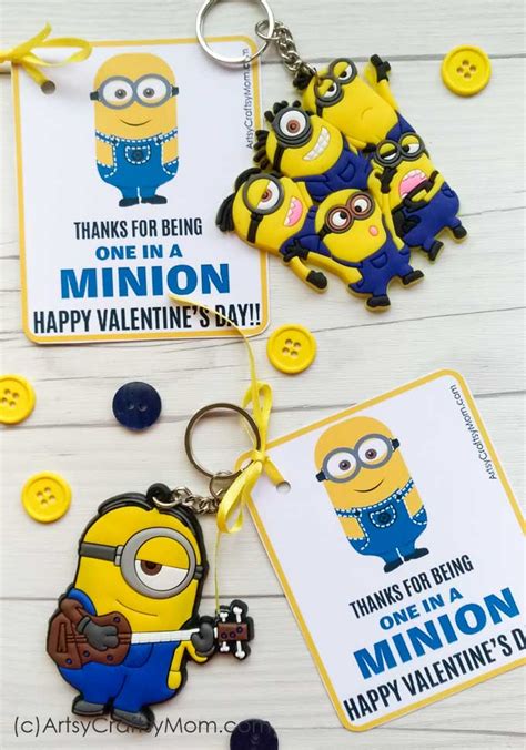 Free You Are One In A Minion Valentine Printable T Tags