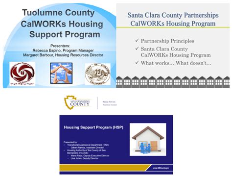 Year One Of The Housing Support Program County Welfare Directors
