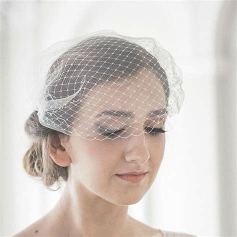 ivory double birdcage veil customized black bandeau veil with comb romantic russian netting