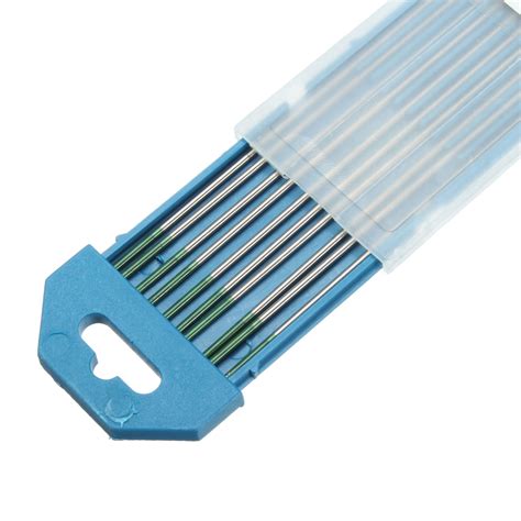 Tools 10Pcs Pure Tungsten Electrodes WP Green Tip 1 0 1 6 2 0 2 4 3 2mm