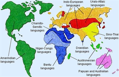 Language Families Of The World Ap Human Geography