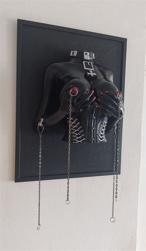 Mrs Bdsm 3d Art Sculpture Bondage Erotic Chained Fetish Etsy Finland