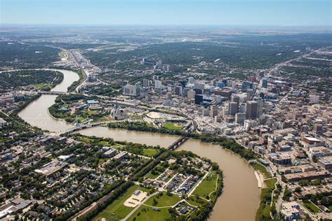 Aerial Photo | Winnipeg City Skyline