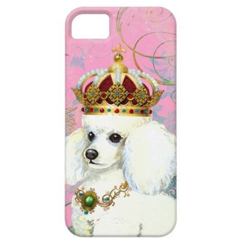 White Poodle Princess Case Mate Iphone Case White Poodle