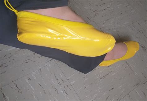 Sexy Flats Sexy Shoes Yellow Slippers Ballet Dance Dance Shoes