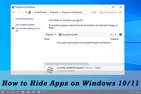 How To Hide Apps On Windows 1011 Here Are Several Methods