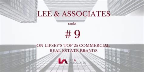 We Are Proud To Be Ranked 9 On Lipseys Top 25 Commercial Real Estate