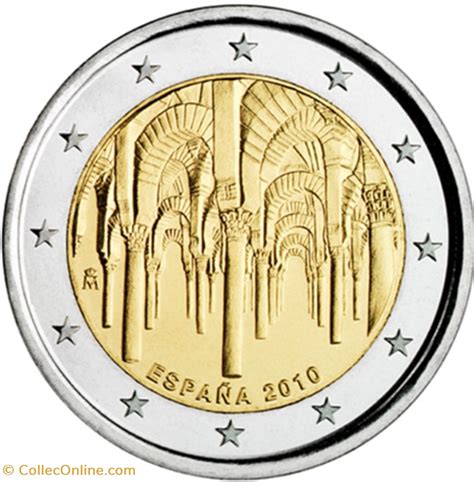 2 Euros Centre Historique De Cordoue 2010 Coins Spain 2
