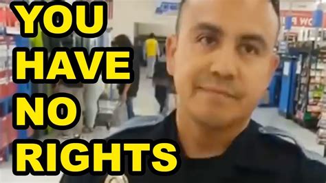 You Have No Rights Power Tripping Cop Wants Id Fail First