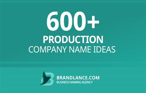 1200 Production Business Name Ideas List Generator 2023