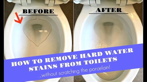 How To Remove Hard Water Stains From Toilets WITHOUT Scratching The Porcelain YouTube