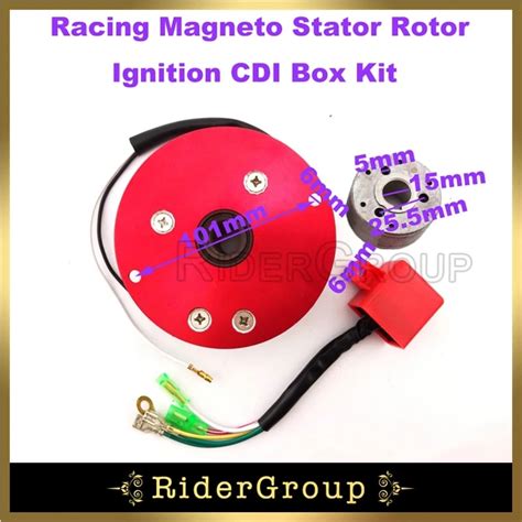 Engines Engine Parts Parts Accessories Magneto Stator Rotor Ignition CDI Box Kit