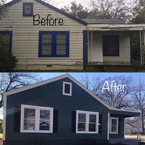 Before And After Exterior House Colors Exterior House Colors House