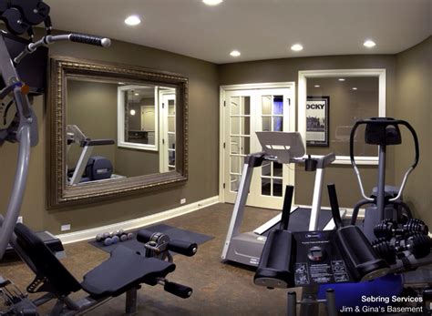 Mirrors Go Well In Any Room Home Gym Decor Home Gym Basement At