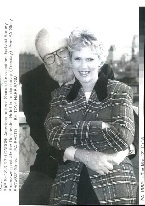 Actress Sharon Gless With Her Husband Barney Rosenzweig Vintage Phot