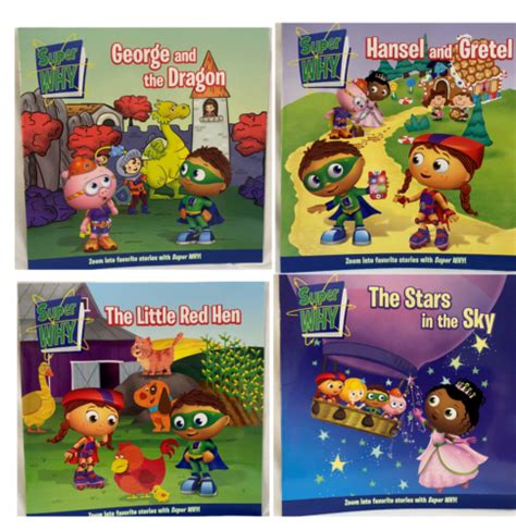 Super Why Pbs Kids Watch And Play Childrens Paperback Booksyour Choice