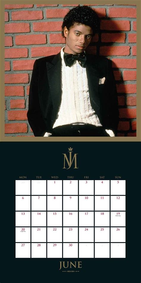 2024 Michael Jackson Calendar Ericha Bethany