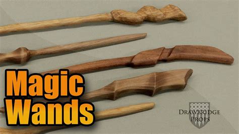 Making Magic Wands How To Make Simple One Piece Wooden Wizard Wands