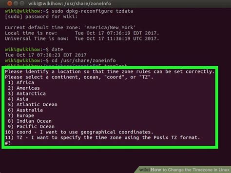 4 Ways To Change The Timezone In Linux Wikihow