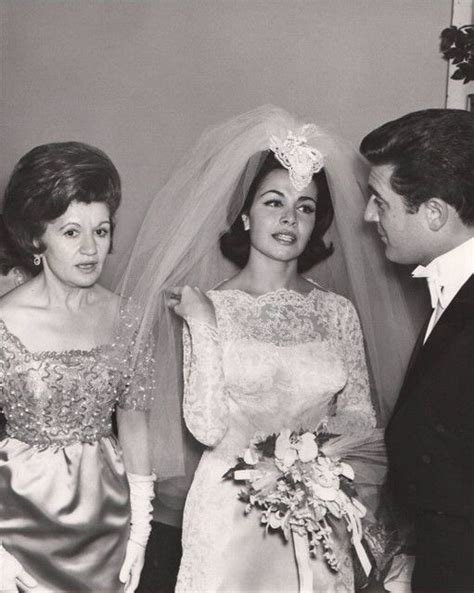 Annette Funicello’s Wedding Day January 9 1965 Annette With Her Mother Virginia Funicello